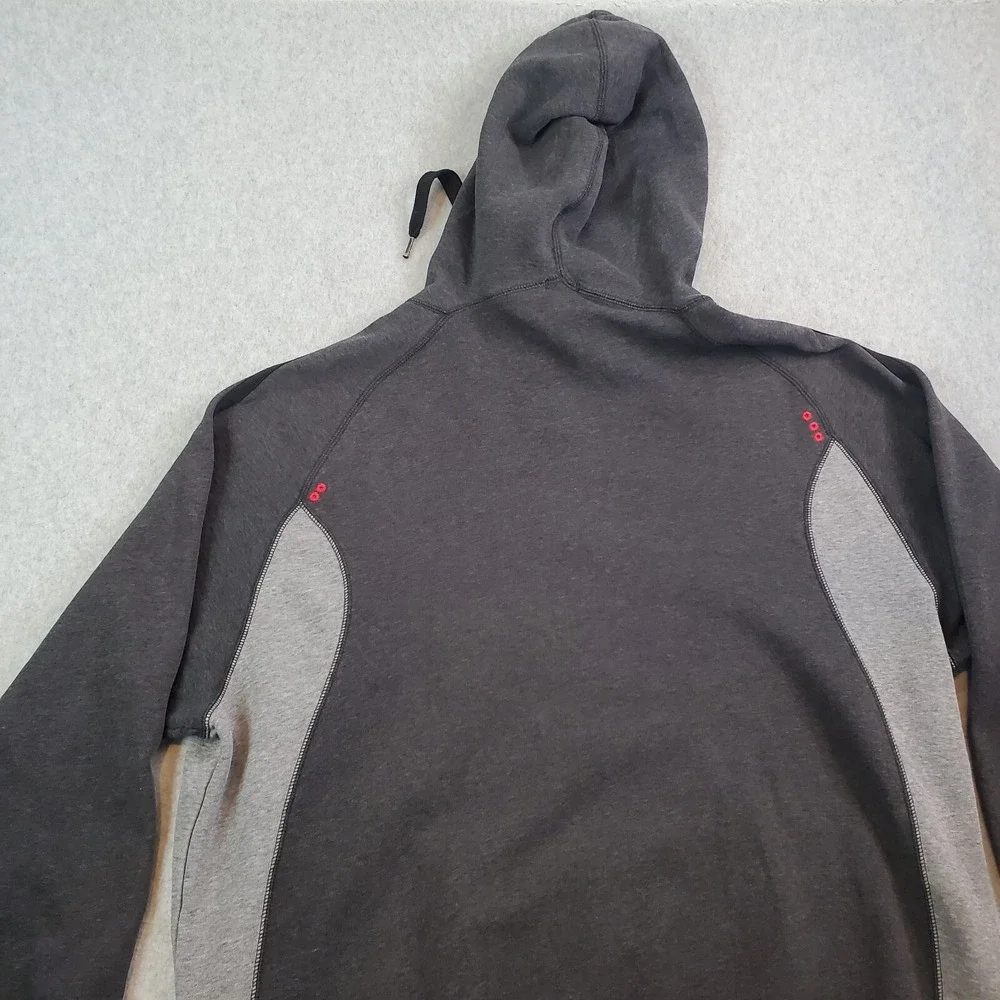 Air Jordan Men's Sweatshirt Sz XXL 2XL Gray Hoodie Jumpman Embroidered Full Zip